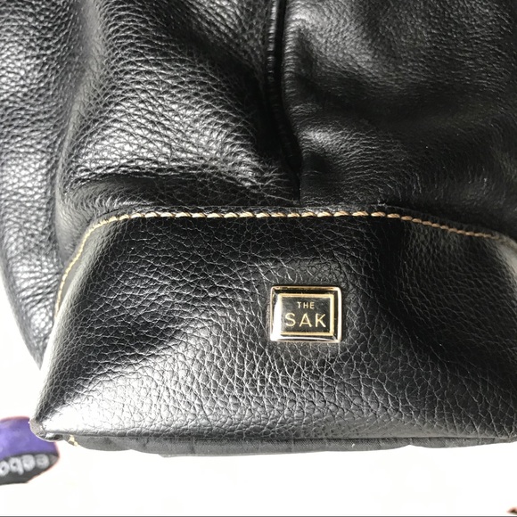 The Sak Black Pebble Leather Tote - Picture 6 of 9